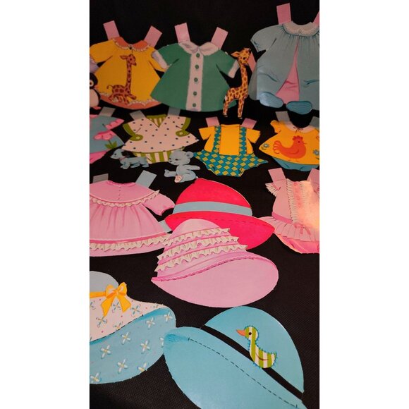 Whitman Baby Go-Alongs Paper Dolls With Go-Go Bag For Kids - Picture 11 of 16